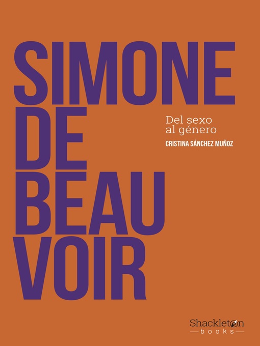 Detalles del título Simone de Beauvoir de Cristina Sánchez Muñoz - Disponible